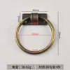 Maçaneta de Argola Circular Estilo Europeu Maçaneta de Puxar de Furo Único para Armário Guarda-Roupa Maçaneta de Porta Maçaneta de Ferragem para Quarto Infantil