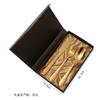 Set de cuatro piezas de cuchillo, tenedor y cuchara de acero inoxidable 410 con estampado de piel de serpiente transfronterizo, creativo estilo occidental, cuchillo dorado para bistec, set de regalo para hotel