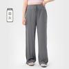 Pantalones Deportivos Sueltos Talla Grande para Mujer, Cintura Alta con Cordón, Pierna Ancha, Pantalones de Fitness, Elásticos Adelgazantes para Yoga
