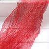 Tecido de seda dourada e prateada, teia de aranha, renda oca, teia desarrumada, cor pura, feito à mão, faça você mesmo/malha de fio de ouro de nylon