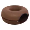 Nido de Gato Túnel, Nido de Mascota Donut, Universal para Todas las Estaciones, Desmontable y para Dormir Todo en uno, Nido de Gato de Fieltro Semicerrado