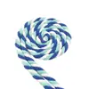 Fornecimento Exclusivo Transfronteiriço 10m em Estoque Corda de Algodão Colorida de Três Fios 6mm Corda Torcida para Macramê Corda de Cor Mista para Artesanato DIY