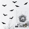 JM3337 transfronterizo espejo de murciélago 3D acrílico de 1 mm de grosor pegatinas de pared decoración de fiesta navideña Halloween