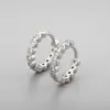 Pendientes de Lujo Accesibles Seleccionados Cuidadosamente S925 Plata Transfronterizos para Mujer, Chapado en Oro Chapado en Diamante Versátiles de Alta Gama Populares Pendientes Simples