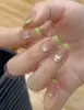 Nuevas Uñas Portátiles de Venta al por Mayor Calientes de Verano para Piel Clara, Dulce y Fresco, Estilo Suave y Femenino, con Sentido de Ambiente