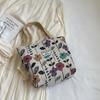 Bolsa de Lona Grande Capacidad Estilo Chino para Mujer 2026 Nueva Bolsa Tote para Viajes Diarios para Mujer Ins Estudiante Universitario Bolso de Hombro para Clase