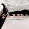 Collar Rata del Zodíaco de Plata Esterlina S925 Cadena Clavícula Femenina Animal Rata Año Colgante Simple Nicho Regalo de Cumpleaños Venta al por Mayor