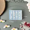 Molde Popular de Flor de Alta Transparência para Decoração de Unhas DIY Phalaenopsis Lótus Decoração de Unhas Lírio-do-vale Molde de Decoração para Unhas