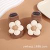 Calcetines de Bebé Transfronterizos Calcetines Cortos de Verano Tipo Barco Bebé Flor Linda Calcetines Antideslizantes para el Suelo Recién Nacidos Calcetines para Piernas sin Cuerda