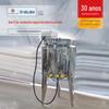 Tanque de pré-aquecimento elétrico de aço inoxidável, sanduíche vertical, barril de aquecimento de temperatura constante, tanque de armazenamento de aquecimento elétrico de óleo térmico personalizado