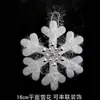 Fio de Flocos de Neve de Natal Decorações de Natal Conjunto de Fio de Flocos de Neve Peças de Floco de Neve Arranjo Cena Decorações Fio de Flocos de Neve