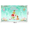 Tela de Fondo Navideña del Grinch para Nuevo Producto Transfronterizo Feliz Navidad Árbol de Navidad Caja de Regalo Adornos Festivos Tela Colgante Decoración
