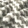 Toalla de vellón de coral tejida en urdimbre de 35*75cm, patrón de piña, corrugado de agua, teñido catiónico, suave y esponjosa