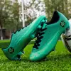 Calzado de fútbol infantil de comercio exterior transfronterizo, calzado deportivo de fútbol para hombre, clavos rotos, calzado de entrenamiento de fútbol sala para estudiantes de primaria y secundaria.