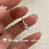 Anillo de Plata de Diseño Nicho Dongdaemun Coreano Plata de Ley 925 Anillo Retorcido en Forma de Corazón para Mujer, Anillo de Estilo Minimalista Único