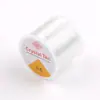 Cuerda Elástica con Cuentas, Cuerda Redonda de Cristal Transparente, Cuerda con Cuentas de Buda, Cuerda Elástica, Cuerda Elástica para Tendón de Pulsera