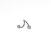 Acero Inoxidable 16G Doble Cabeza Taladro Completo Bola de Lodo Clavo para Oreja Clavo para Hueso de Oreja Decoración de Perforación