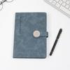 Fornecimento direto da fábrica simples de negócios notebook criativo a5 imitação de couro bloco de notas estudante caderno de escritório logotipo imprimível