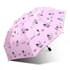 Guarda-sol de dez ossos guarda-chuva de flores grande guarda-chuva de borracha preta dobrável protetor solar triplo pequeno guarda-sol fresco atacado
