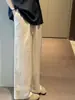 Pantalones Anchos de Algodón y Lino para Mujer, Nuevo 2026 Primavera y Verano, Pantalones Casuales Rectos de Lino, de Moda Este Año, Pantalones Delgados