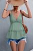2026 Amazon Mais Vendido Sexy e Estiloso Doce Top Camisola com Decote em V e um Toque Sutil
