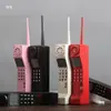 Modelos de Objetos Antigos Nostálgicos Retrô: TV Preto e Branco, Toca-Discos, Telefone, Celular Vintage, Adereços para Fotos, Decorações
