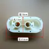 Modelo Conector Inferior Accesorios de Sujeción Accesorios para Ropa Maniquí de Plástico Cubierto de Tela de Medio Cuerpo Conector de Tubo 2.2