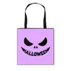 Venda direta da fábrica Bolsa tote de personagem de desenho animado de Halloween, bolsa de compras portátil, bolsa de mão grande para estudantes, bolsa de ombro, atacado