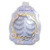 A05 Pestañas Postizas Pelo Natural Estilo Japonés Afiladas a Mano Pestañas Largas de Tallo Transparente Set 4 Pares de Naturales y Exquisitas