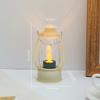 Vintage Swing Candlelight Wind Lantern Horse Lantern Ornaments Camping Portable Nightlight Ins Quarto Led Luz Decorativa Atmosfera
