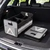 Caixa de Armazenamento para Porta-Malas de Carro em Tecido Oxford com Alça Caixa de Armazenamento para Exterior Caixa de Armazenamento Dobrável Multifuncional para Carro