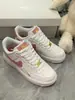 Sapatos Putian Air Force One Af1 Sapatos Brancos Co-branded Air Tênis Masculino e Feminino Trigo Couro Bovino de Primeira Camada Tênis Esportivo de Cano Baixo