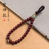 Cinnabar Llavero Colgante Cadena Año de Nacimiento del Zodíaco Buda para el Año del Caballo Creativo Unisex Paz Plata Pura Jade Hetian