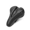 Funda de Cojín para Bicicleta Silicona Engrosada Esponja de Memoria Cojín de Asiento Suave Funda de Asiento de PU Súper Suave Funda de Asiento de Coche para Bicicleta de Montaña