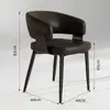 Silla Colgante, Silla de Comedor con Funda Suave, Silla con Respaldo, Silla de Comedor con Funda de Cuero, Silla Comercial para Restaurante, Hotel, Lobby, Silla de Comedor para el Hogar