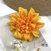 Flor de simulação nova versão Cabeça de flor Dália material para roupas chapéu DIY acessórios flor de fotografia arranjo de flores itens de exibição tecido de seda flor artificial