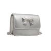 Bolsa de laço feminina 2024 nova internet popular moda mini bolsa de ombro crossbody all-match corrente fofa bolsa pequena quadrada