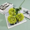 Nueva flor artificial de boda 3 cabezas bola de espinas bola de cristal boda salón de bodas arreglo floral decoración belleza del hogar Chen comercio exterior