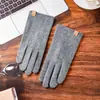 Guantes Cálidos para Hombre para Otoño e Invierno, Forrados de Felpa y Engrosados, Adecuados para Correr, Deportes al Aire Libre, Ciclismo, Conducir, Resistentes al Viento y Compatibles con Pantalla Táctil