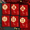 Sobre Rojo Año del Cordero 2027 Estilo Nuevo Creativo Hojuela Dorada Escarchado Cien Yuan Sobre de Dinero de la Suerte para Año Nuevo Festival de Primavera Bolsa Ang Bao Venta al por Mayor
