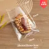 Bolsa de embalaje para pan, bolsa para hornear, bolsa transparente autosellante para alimentos (scones, galletas, pasteles, tostadas), bolsa pequeña autoadhesiva para sellar (galletas, pasteles, tostadas)