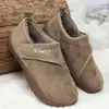Comercio Electrónico Transfronterizo Velcro Fácil de Poner/Quitar Zapatos de Algodón para Mujer y Personas Mayores Protección contra el Frío Otoño/Invierno Suela Suave Zapatos Casuales Suministro al por Mayor