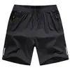 Shorts Esportivos Masculinos de Seda Gelada de Verão, Secagem Rápida, Corte Solto de 5 Pontos para Uso ao Ar Livre, Shorts Casuais de Praia de Comprimento Médio Venda por Atacado