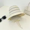 Sombrero de Pescador Transpirable de Punto Hueco Colorido Estilo Coreano para Mujer, Sombrero de Cubo con Visera para el Sol al Aire Libre en Verano Que Hace que la Cara Parezca Más Pequeña