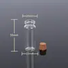 Garrafa de Vidro com Rolha, Garrafa de Vidro Transparente para Desejos, Garrafa Pequena de Vidro Espesso, Garrafa Pequena de Vidro com Rolha de Pequena Capacidade