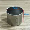 Vaso para Medicamentos de Acero Inoxidable 304, Vaso Pequeño para Medicamentos a Prueba de Yodóforo, Vaso Medidor de Líquidos con Escala, Vaso para Medicamentos de 40 ml/60 ml