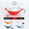 Hot Pot Yijing Louça de Melamina Prato Comercial para Intestino de Ganso Prato para Tripa de Boi Fatiada Pratos Criativos para Hot Pot de Hotel com Gelo Seco