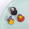 Broche Serie de Halloween Nuevo Personalizado Transfronterizo Dibujos Animados Creativos Calabaza Linda Patito Amarillo Accesorios de Patito Insignia