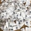 Marca de tejido al por mayor de fábrica Marca de tamaño Accesorios de ropa Marca de cuello Marca lateral Marca de lavado Marca de impresión Marca de lavado
