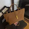 Bolso de Mano de Gran Capacidad para Mujer 2025 Invierno Nuevo Retro Commuter Tote Bag Moda Coreana Bolso Cruzado Diario